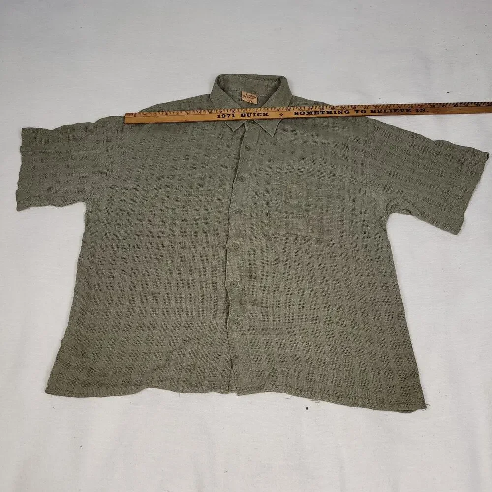 Jordan by Claudio Nucci Shirt Size XXL Button Down Short Sleeve Cooling Comfort
